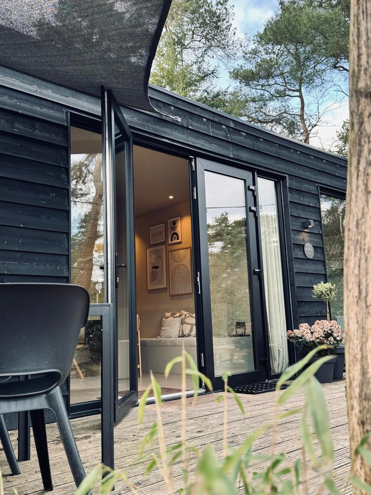 Luxe Tiny House Stec Midden Op De Veluwe In Nunspeet 빌라 외부 사진