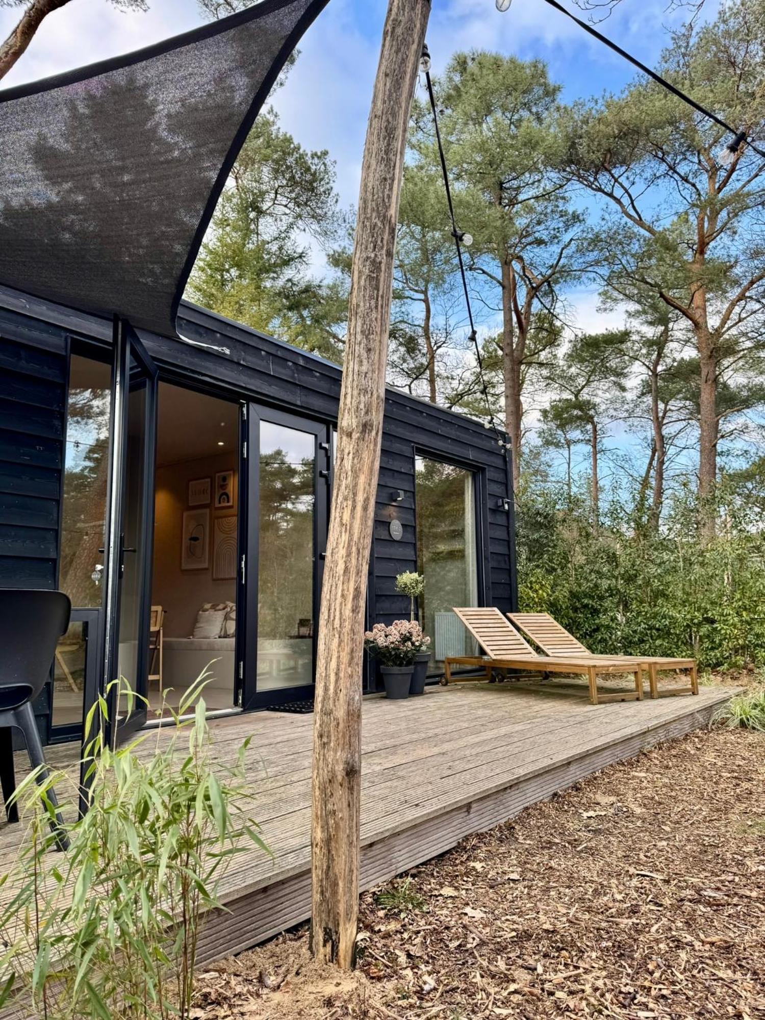 Luxe Tiny House Stec Midden Op De Veluwe In Nunspeet 빌라 외부 사진