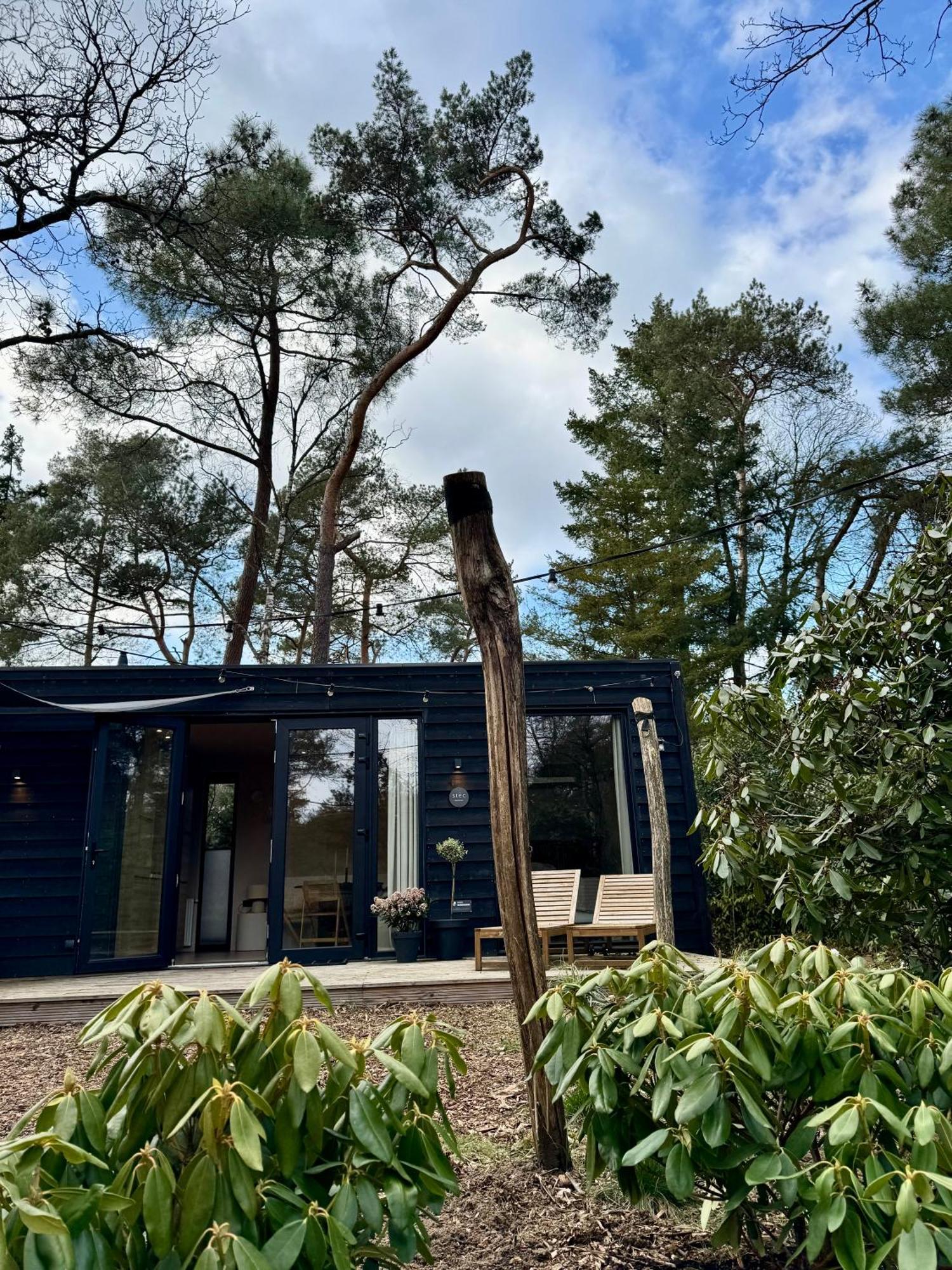 Luxe Tiny House Stec Midden Op De Veluwe In Nunspeet 빌라 외부 사진