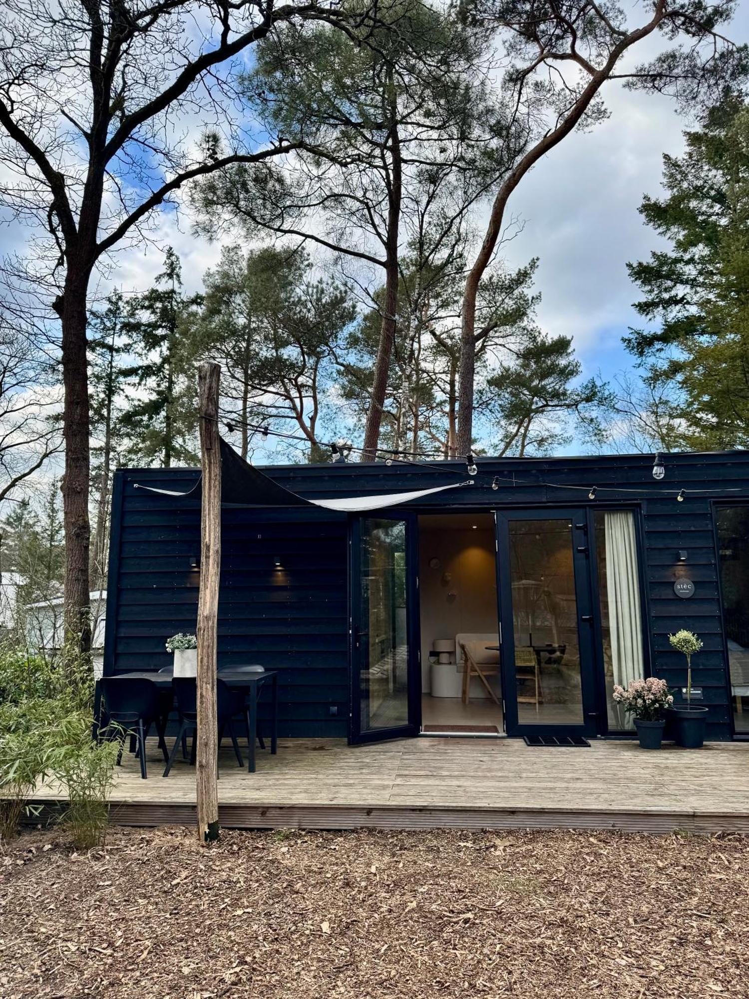 Luxe Tiny House Stec Midden Op De Veluwe In Nunspeet 빌라 외부 사진